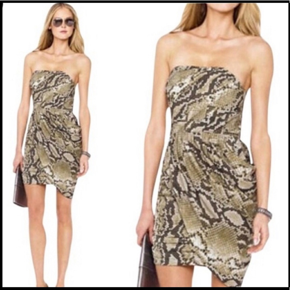 Michael Kors strapless dress